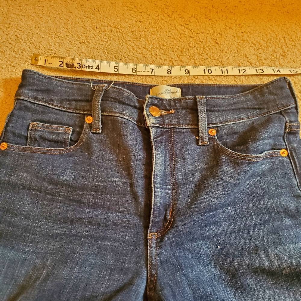 UNIVERSAL THREAD High Rise Slim Straight SIZE 4 SHORT - Picture 5 of 7